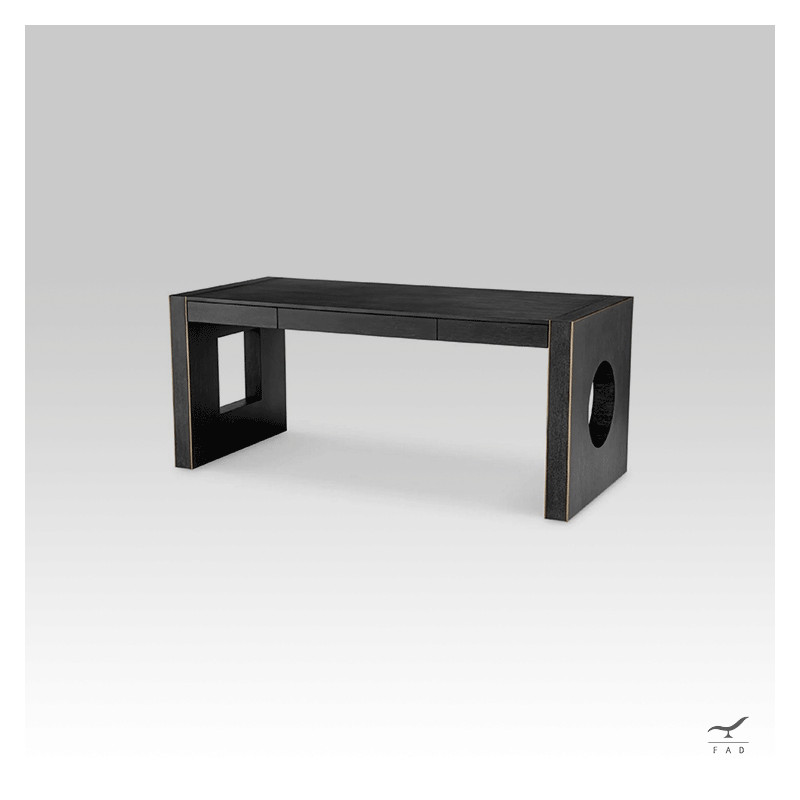 Scrivania UK in multistrato con cassetti ABS per uffici di lusso e design