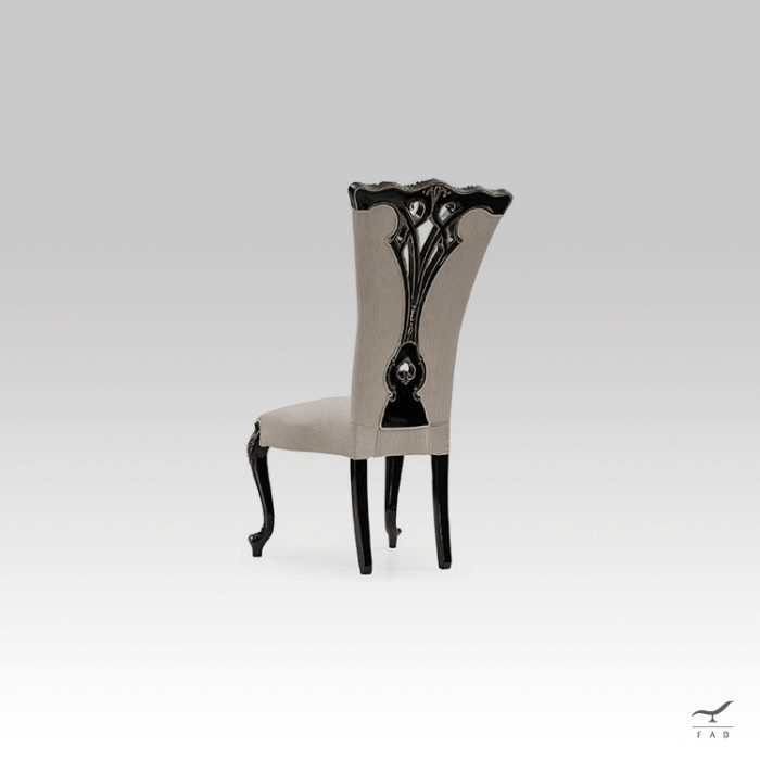 Luxury Louis XV Style Baroque Chair for Dining Rooms | Antique Sculpted Legs