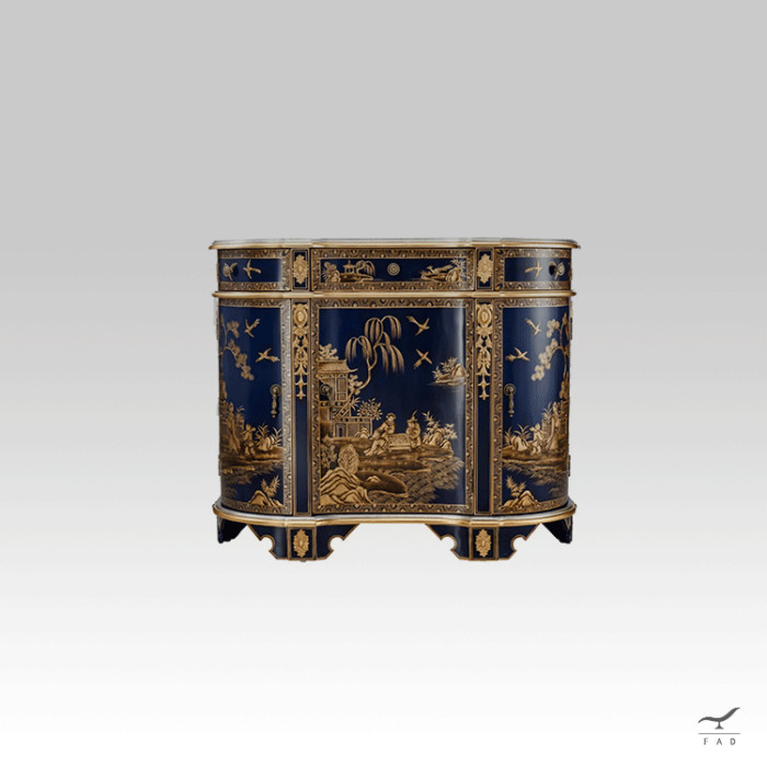 Credenza decorata stile antico Cina - Eleganza e prestigio per hotel e ville