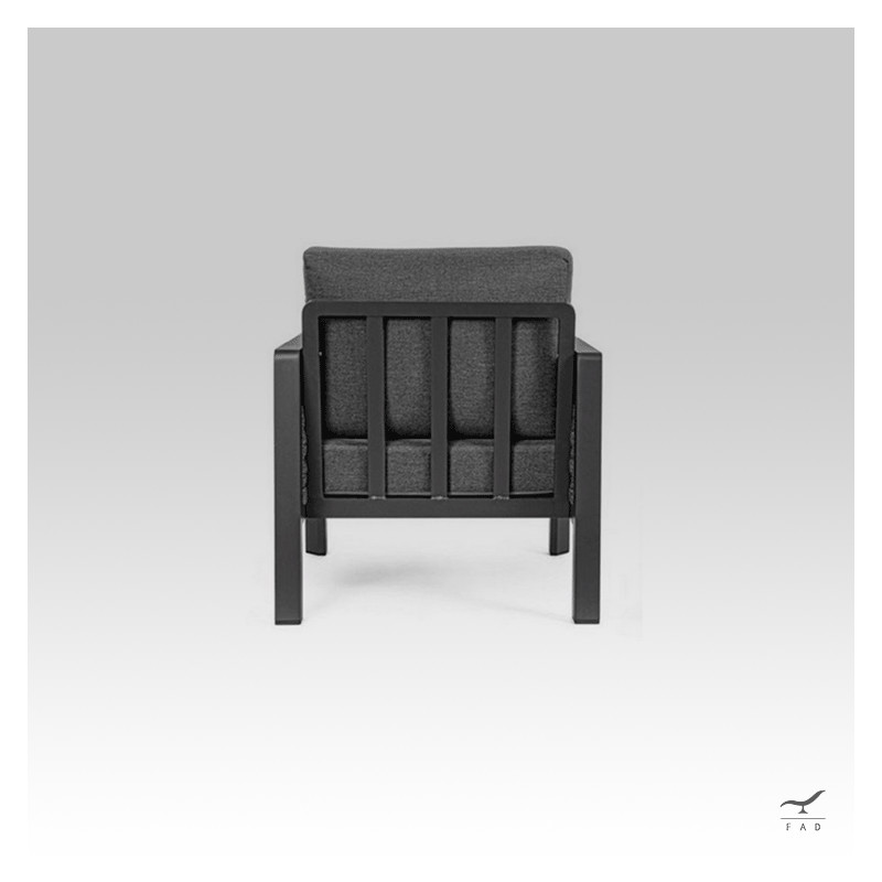 LEMON steel & rope outdoor chair for luxury villas and hotels