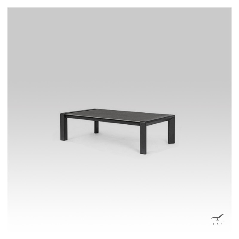 LEMON square aluminum outdoor coffee table for luxury villas and hotels