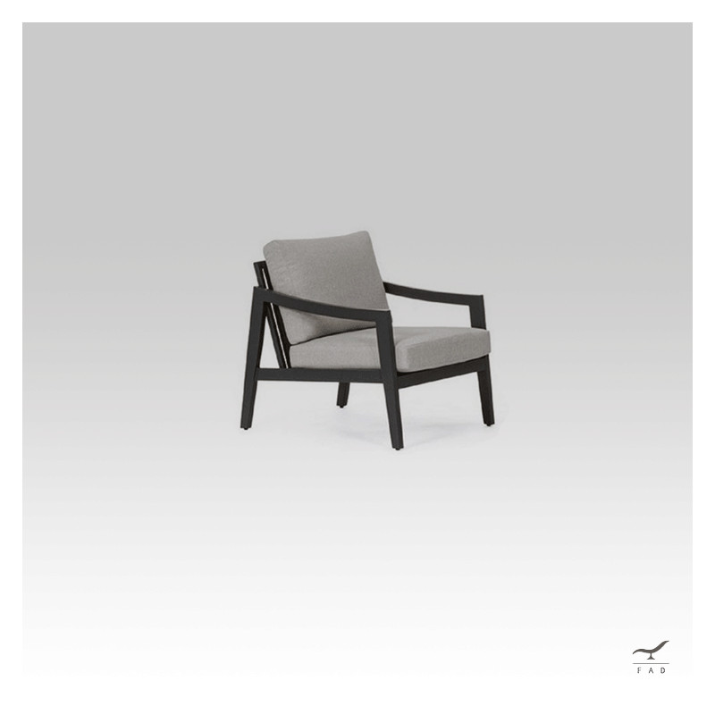 ORANGE aluminum outdoor chair for luxury villas and hotels