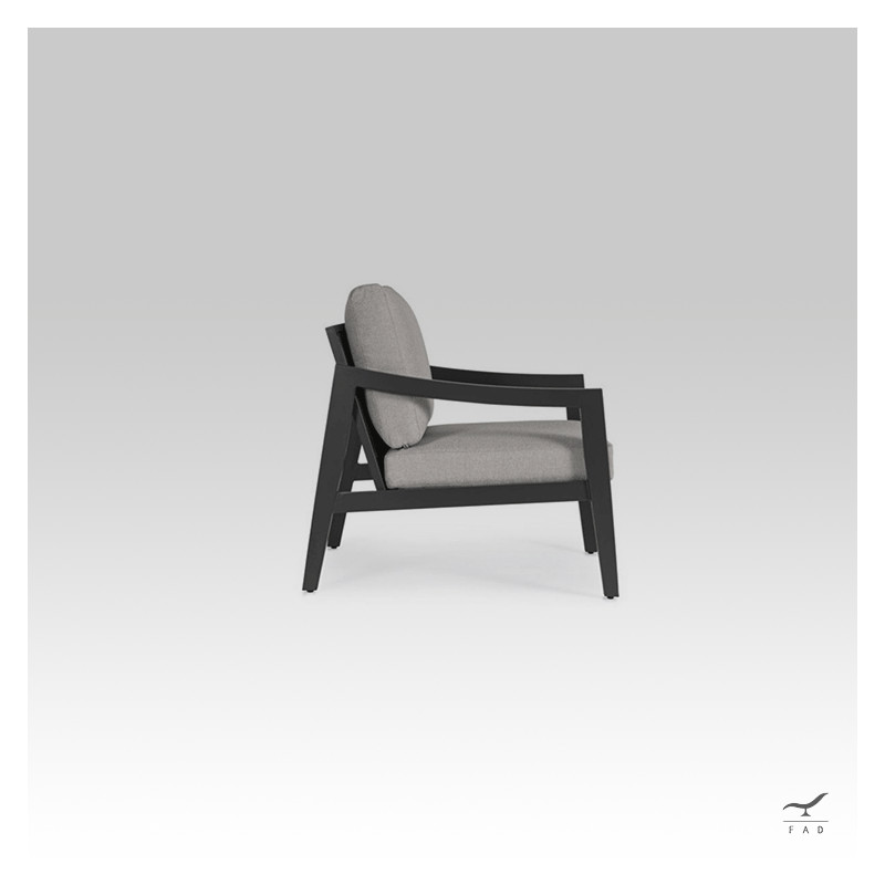 ORANGE aluminum outdoor chair for luxury villas and hotels