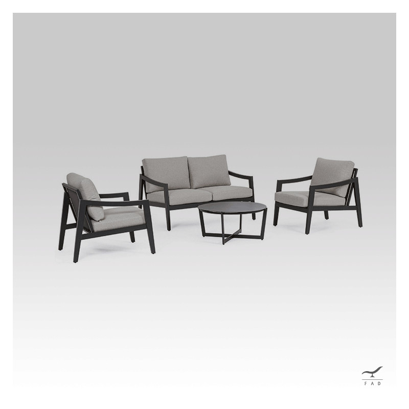 ORANGE aluminum outdoor chair for luxury villas and hotels