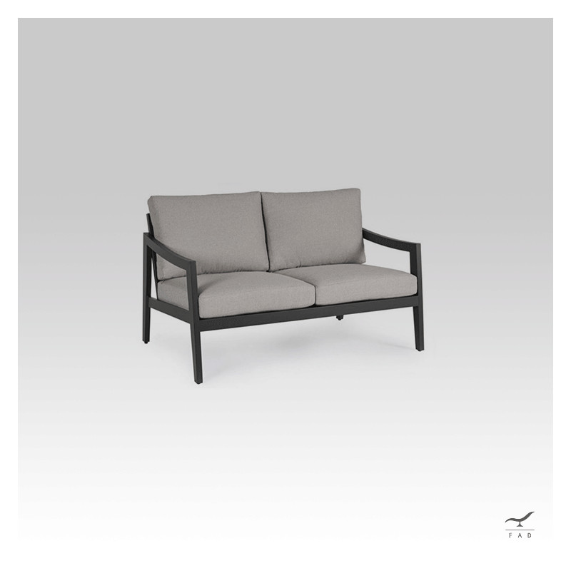 ORANGE aluminum outdoor sofa for luxury villas and hotels