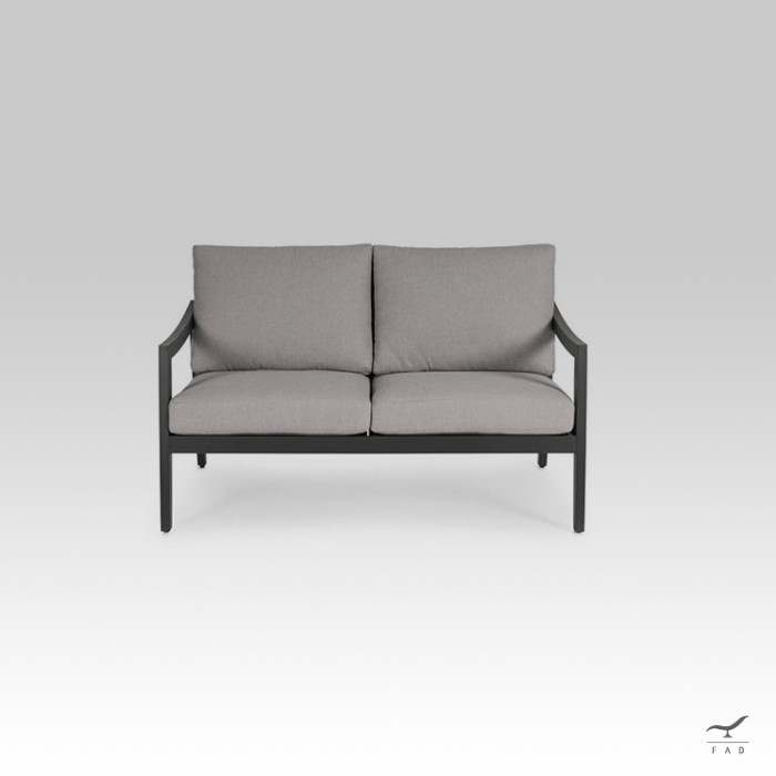 ORANGE aluminum outdoor sofa for luxury villas and hotels