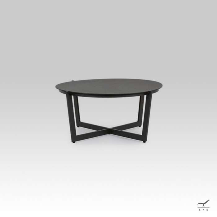 ORANGE Aluminum Coffee Table - Elegant Design for Luxury Exteriors