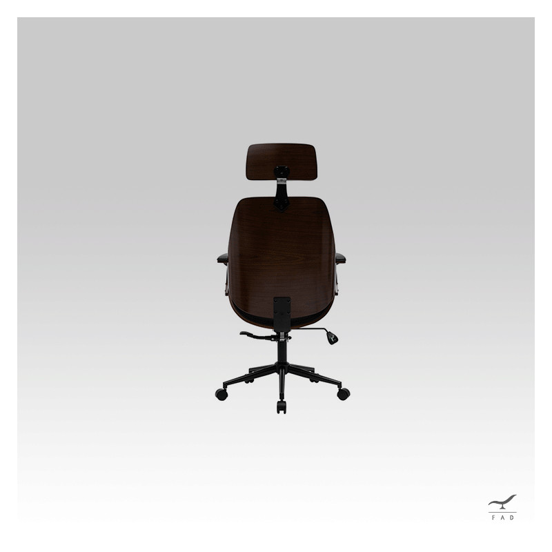 Luxury Designer MEXICO Office Armchair with Height-Adjustable Swivel Seat