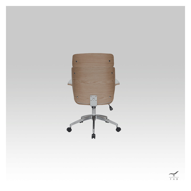 CANADA Office Armchair: Veneered Plywood Structure with Comfortable Polyurethane Seat