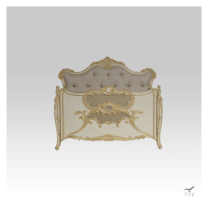 Luxury Carved, Lacquered and Gilded Cradle for Princely Child's Bedroom