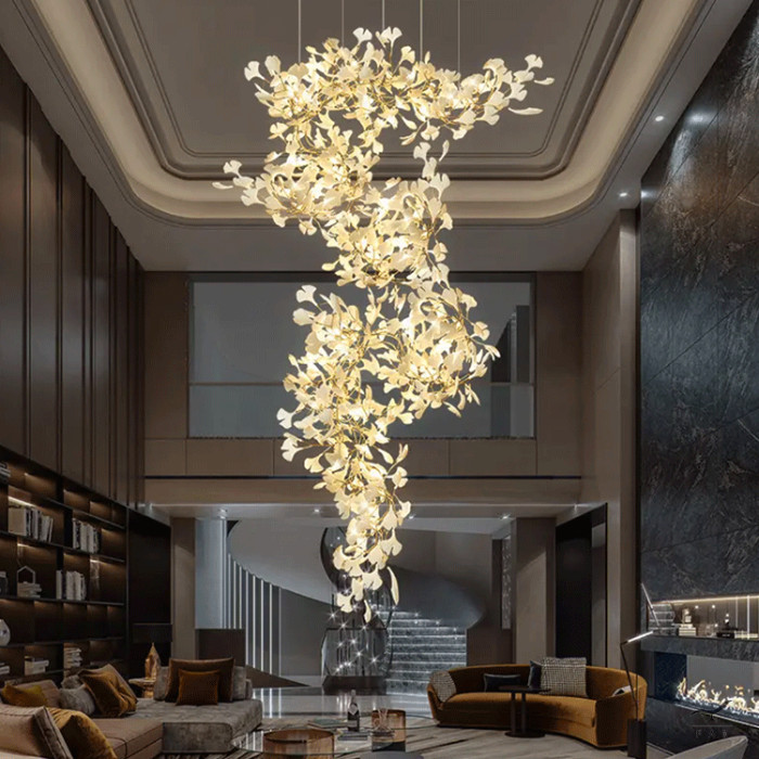 Exquisite FLOYD Chandelier with Glass Flowers for Luxury Environments