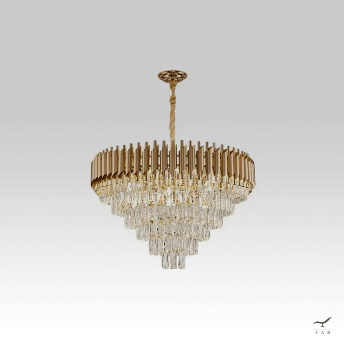 Luxurious STRAUSS Designer Chandelier for Hotels and Designer Living Rooms