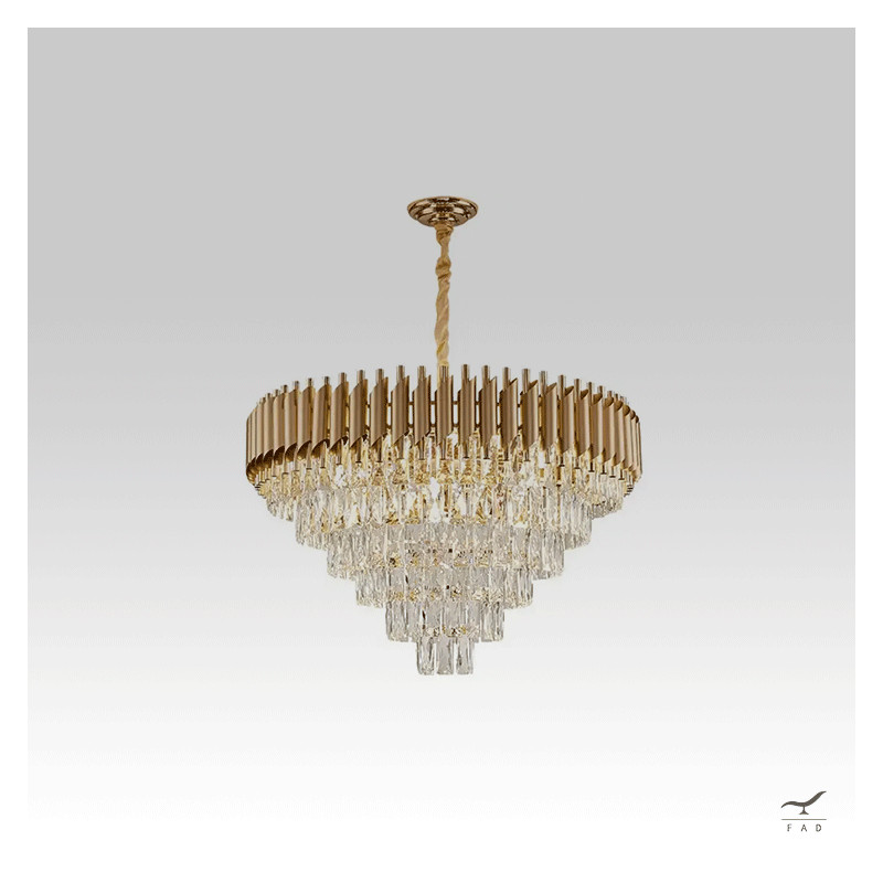 Luxurious STRAUSS Designer Chandelier for Hotels and Designer Living Rooms