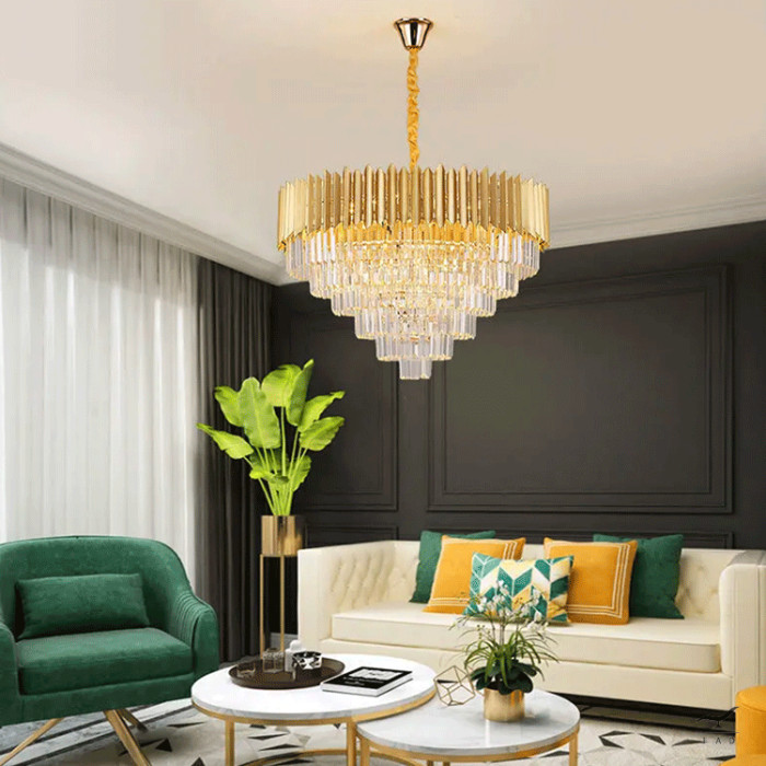 Luxurious STRAUSS Designer Chandelier for Hotels and Designer Living Rooms