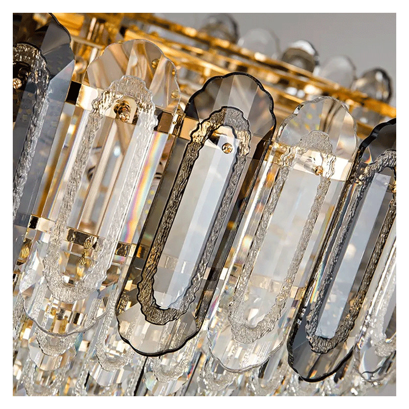 Luxury TIERSEN Rectangular Crystal Chandelier | Perfect for Modern Spaces