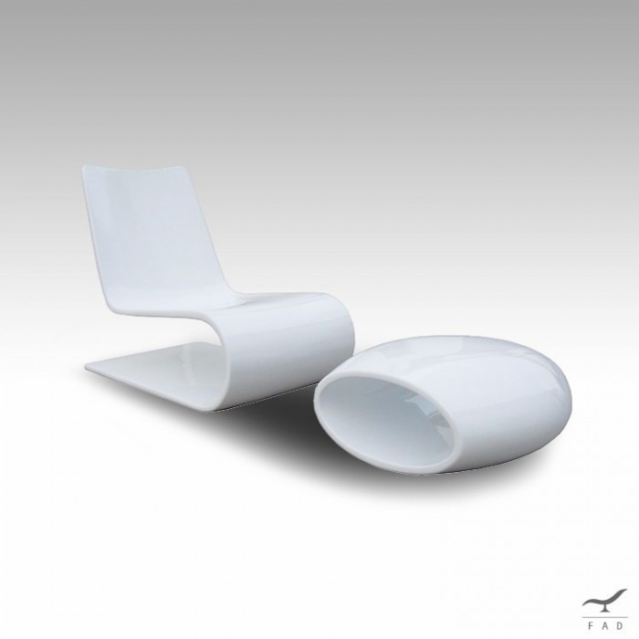 Inspired by Nouvelle Vague Chaise Lounge chair model