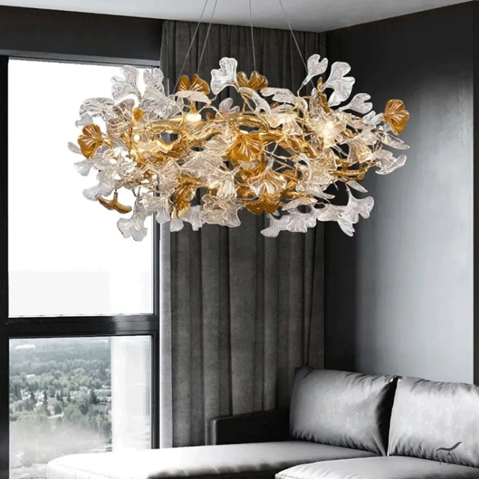 Unique WATERS Chandelier for Modern Spaces - Artistic Lighting Fixture