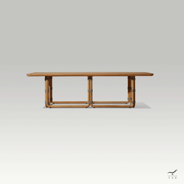 KOLO Teak Table for Designer Gardens and Luxury Exteriors