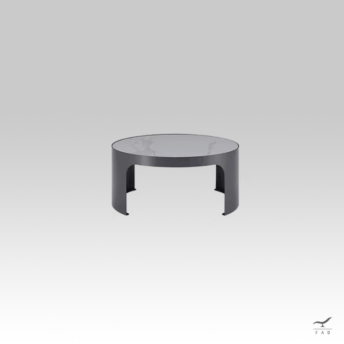 HOPES Coffee Table with Ceramic Top | Modern Steel Structure