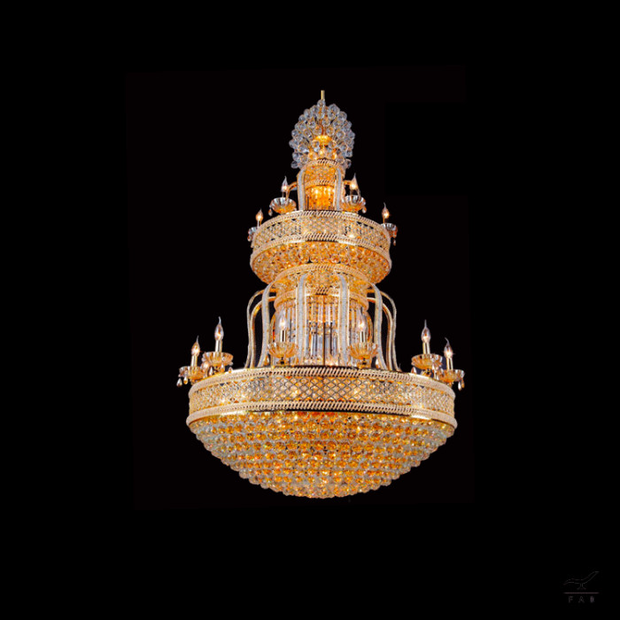 Arabic Style Chandelier for Luxury Interiors | Exquisite Crystal Design