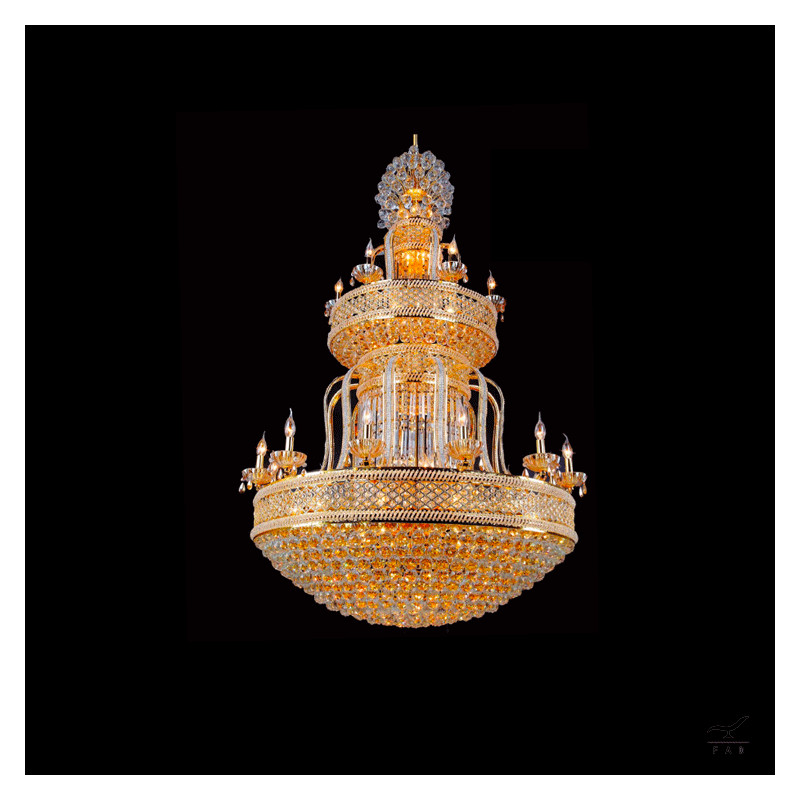 Arabic Style Chandelier for Luxury Interiors | Exquisite Crystal Design