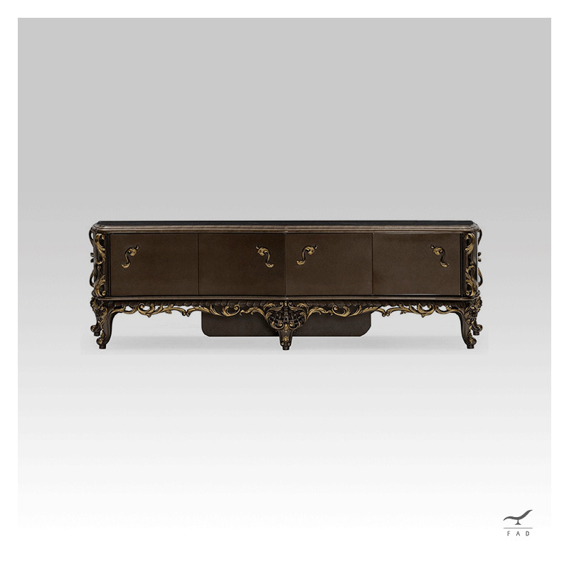 Baroque Sideboard with Intricate Decorations | Luxurious Antique Style Furniture