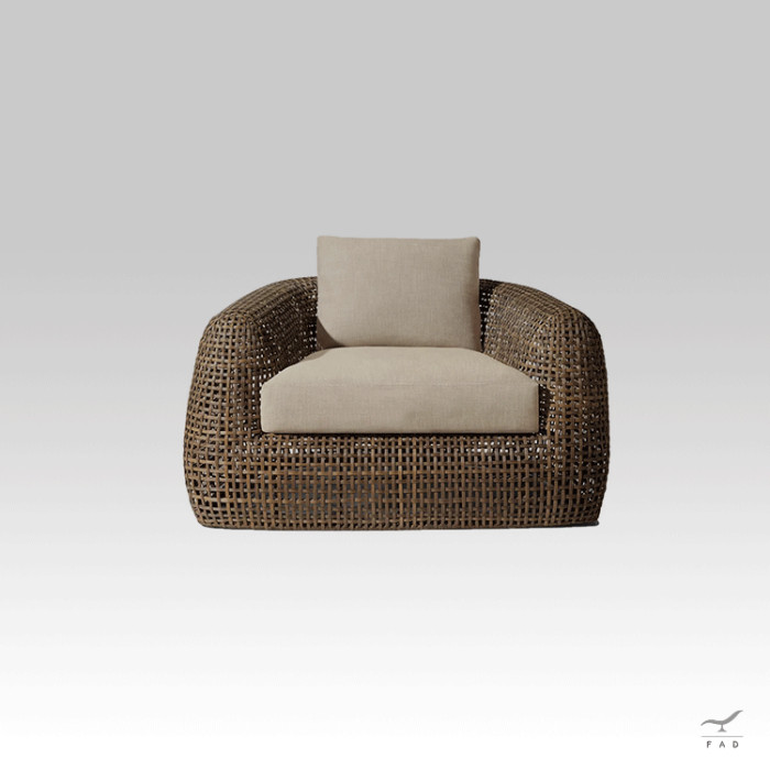 Poltrona per Esterno RELAX: Massimo Comfort e Eleganza | Design Rattan Intrecciato