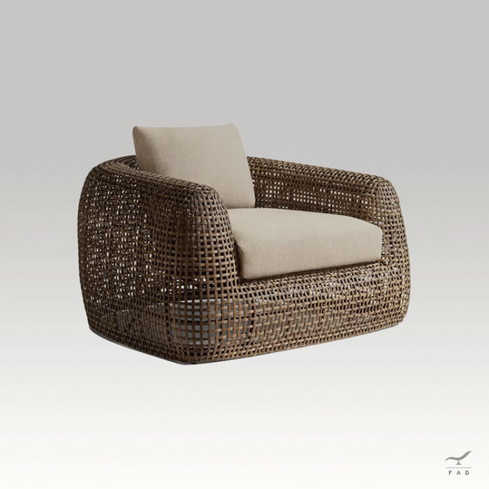 Poltrona per Esterno RELAX: Massimo Comfort e Eleganza | Design Rattan Intrecciato