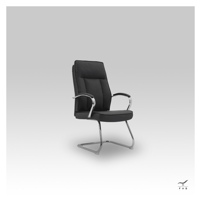 Luxury Modern Office Chair | Elegant Steel Base Design | Comfort & Style