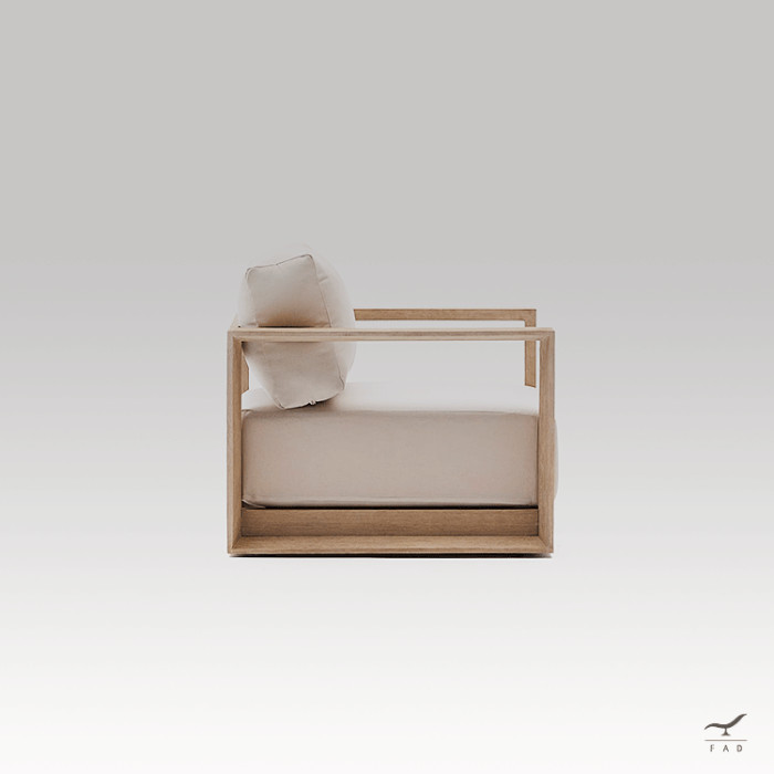 Sedia GIAVA in teak per outdoor di lusso