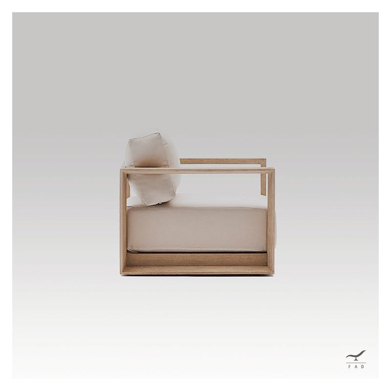 Sedia GIAVA in teak per outdoor di lusso