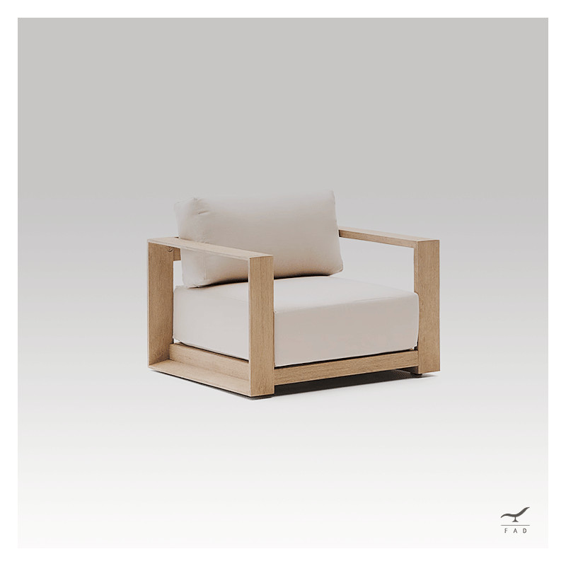 Sedia GIAVA in teak per outdoor di lusso