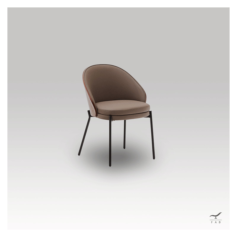 DINING Chair – Luxury Steel & Wood Chair for Elegant Interiors | FADESIGN