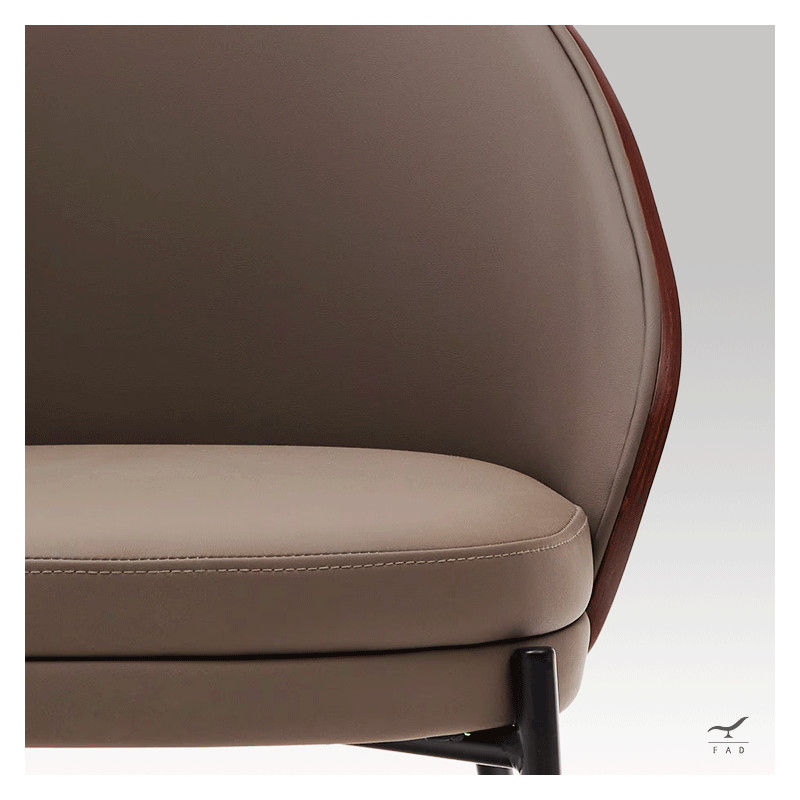 DINING Chair – Luxury Steel & Wood Chair for Elegant Interiors | FADESIGN