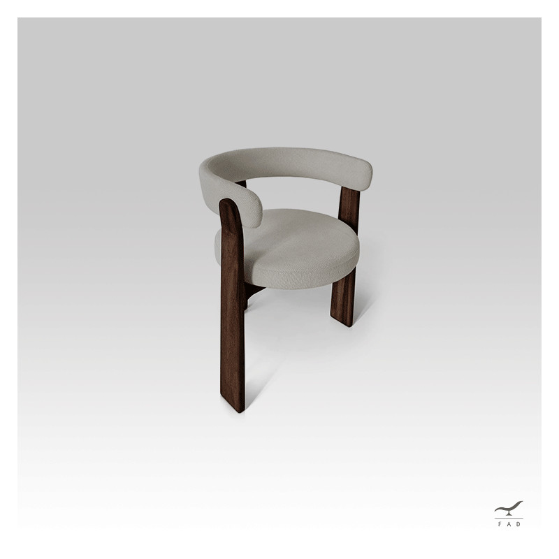 DRUMS Dining Chair – Elegant Wooden Frame Chair | FADESIGN