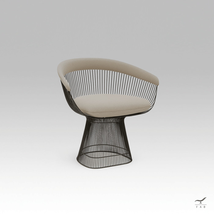 The Palter chair blends modern minimalism with artisanal elegance.