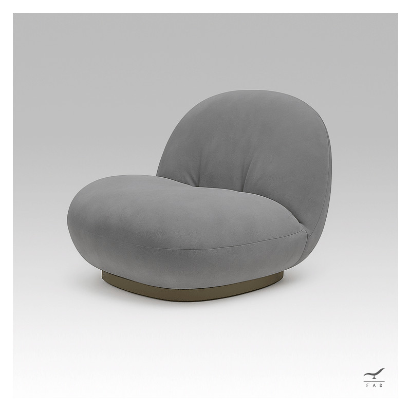 MILO – Contemporary Velvet Lounge Chair for Luxury Interiors