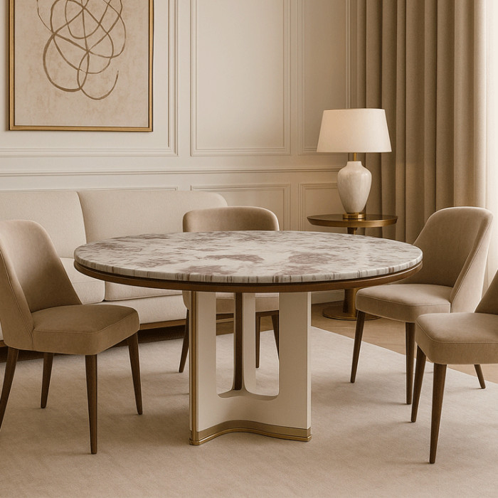 Tavolo rotondo di lusso LEGEA – Tavolo da pranzo - FADesign
