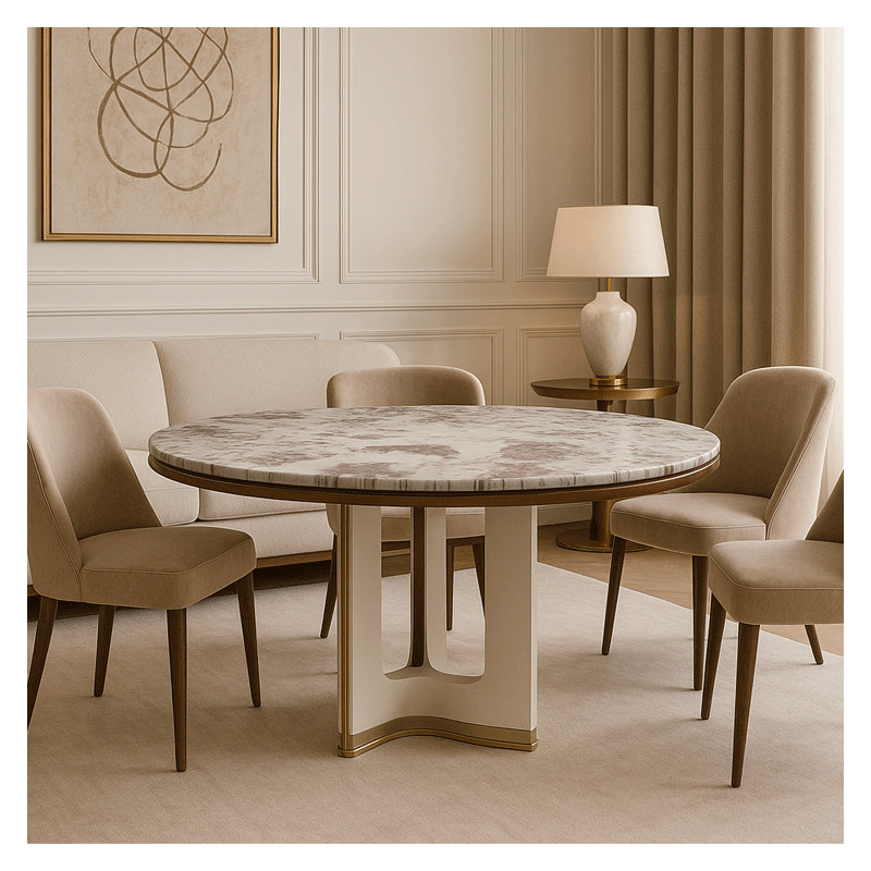 Tavolo rotondo di lusso LEGEA – Tavolo da pranzo - FADesign
