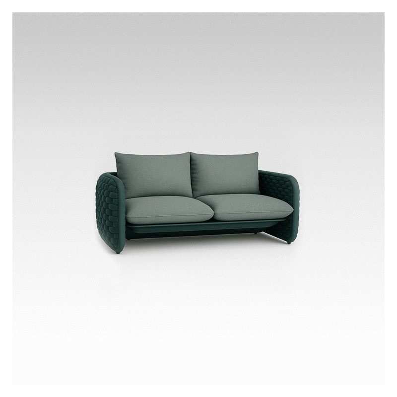 EMERALD Outdoor Sofa with Woven Panels | Luxury Seating for Dubai & GCC