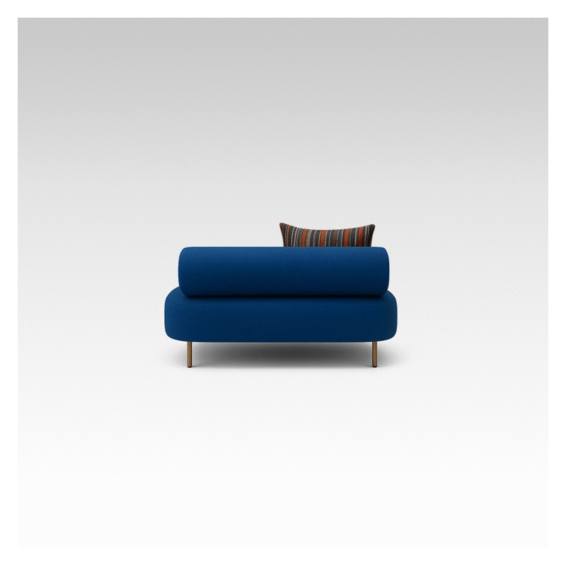 AZUR Divano Curvo Outdoor Blu Reale | Lusso per Hotel, Ville e Rooftop