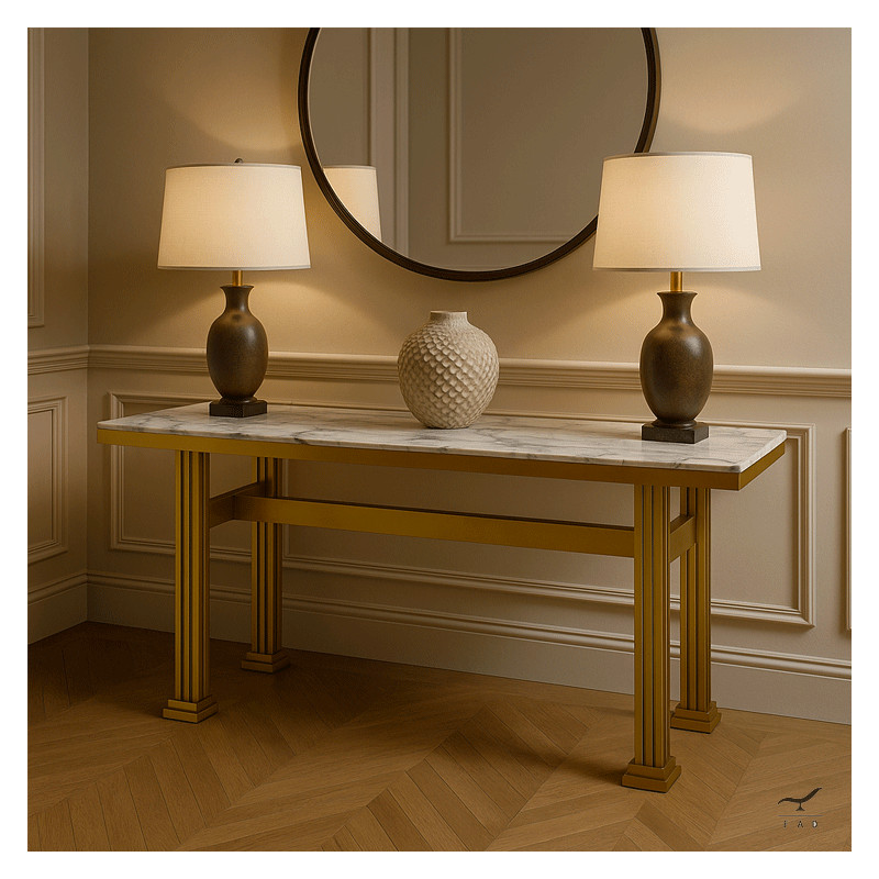 Modern Marble Dining Table | Luxury Designer Carrara Marble Table