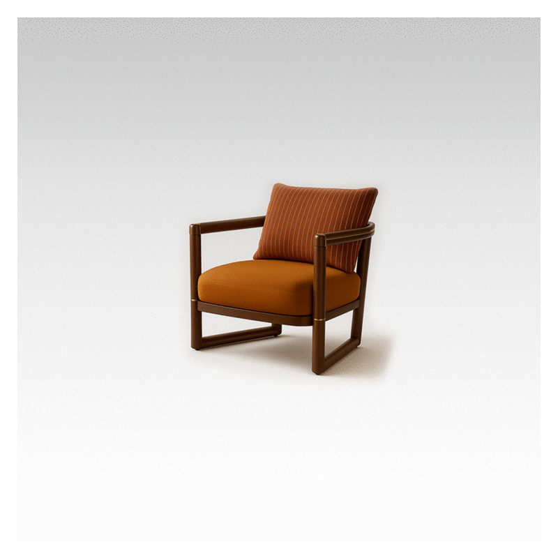 KIRLE Outdoor Armchair | Japanese-Inspired Luxury Chair for Villas & Hotels