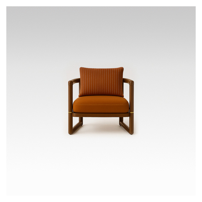 KIRLE Outdoor Armchair | Japanese-Inspired Luxury Chair for Villas & Hotels