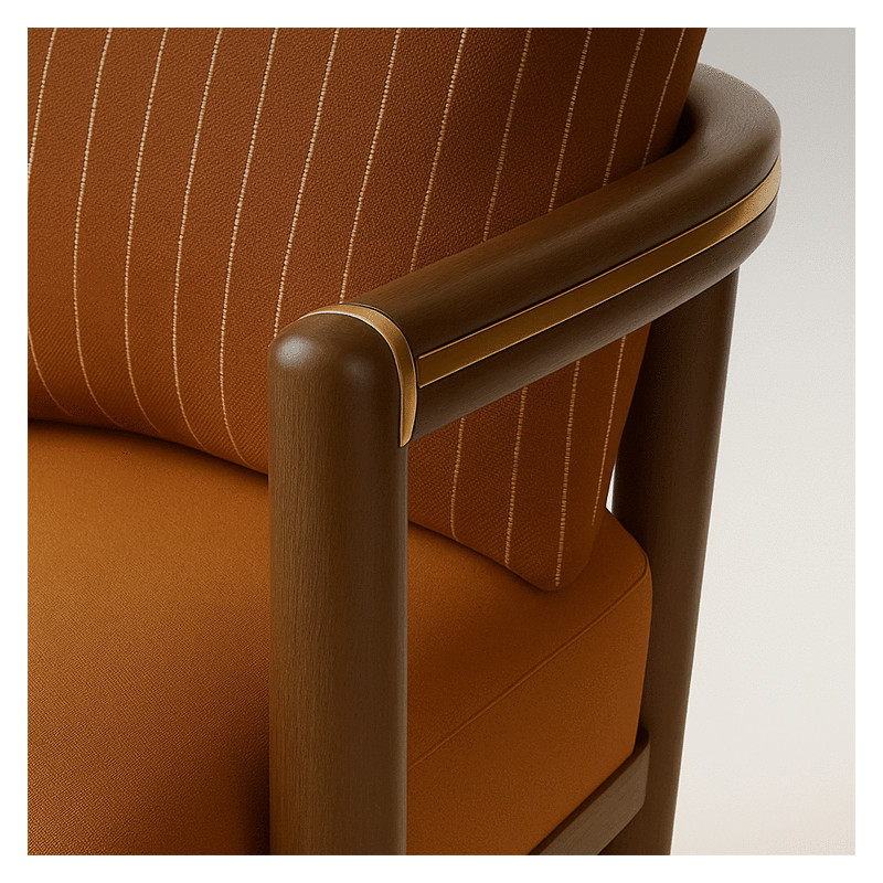KIRLE Outdoor Armchair | Japanese-Inspired Luxury Chair for Villas & Hotels