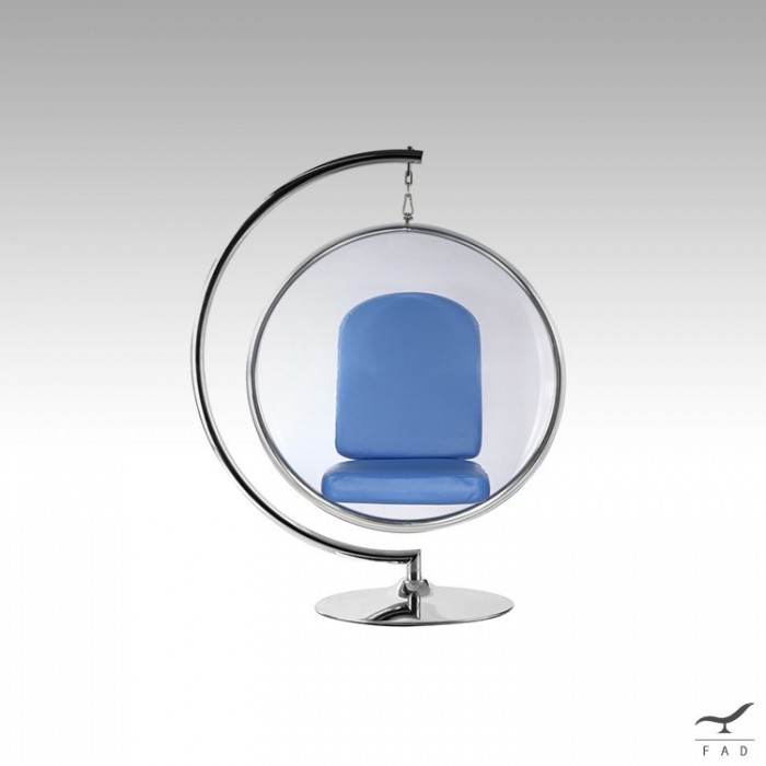 Model inspired by stand bubble chair