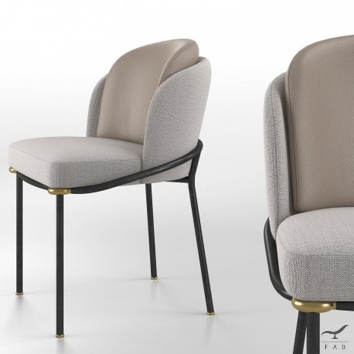 Fil Noir Chair - Elegant Metal Chair for Comfort & Style | Buy Now