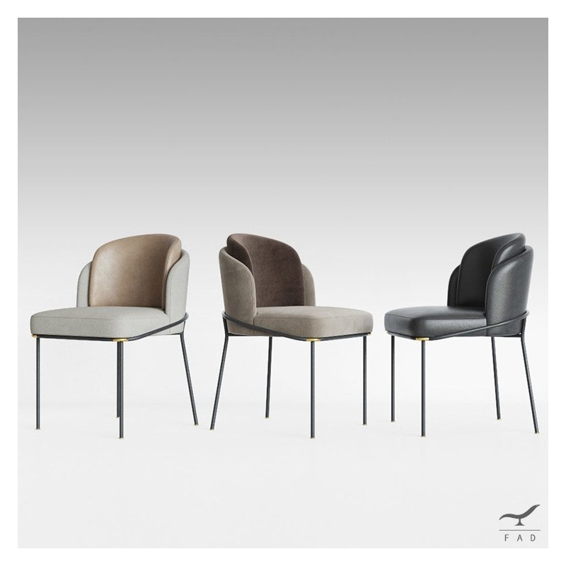 Fil Noir Chair - Elegant Metal Chair for Comfort & Style | Buy Now