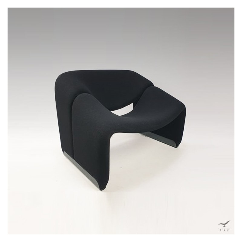 Sedia Pierre Paulin anni 80: design volumentrico ed espressionista