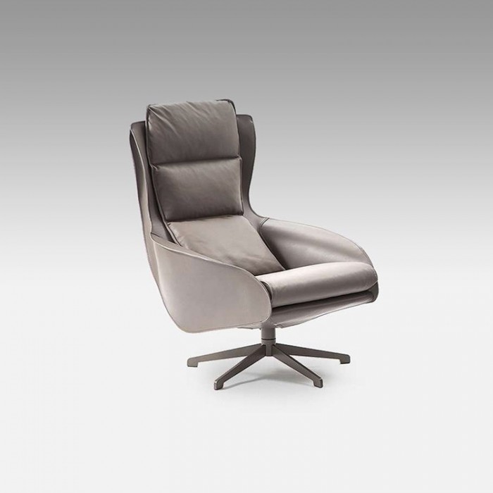 The armchair is inspired by the 423 Cab Chair Lounge